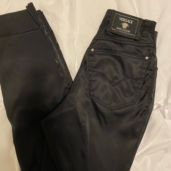 versace satin pants - Picture 3 of 4